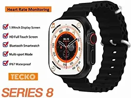 Ultra Seris 8 Smart Watch Men Two Watch NFC Door Unlock Smartwatch Bluetooth Call Wireless Charge Fitness Bracelet (Ultra s-8 BLACK) 65% off-thumb1
