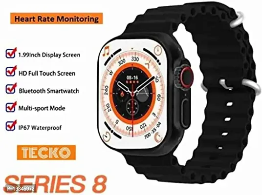 Ultra Seris 8 Smart Watch Men Two Watch NFC Door Unlock Smartwatch Bluetooth Call Wireless Charge Fitness Bracelet (Ultra s-8 BLACK) 65% off-thumb2