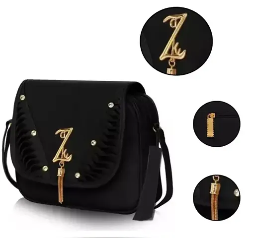 Fancy PU Sling Bag for Women