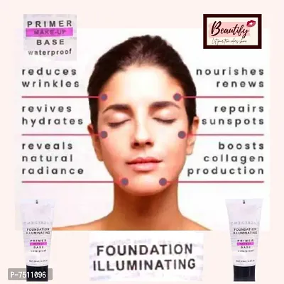 Beautify Look  Professional Foundation Illuminating Gel Primer Makeup Base waterproof Combo of 2-thumb4