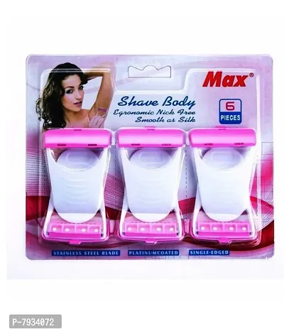 Beautify Look  Body Shaver and Bikini Razor for Women and Girl  (Pack Of 6 Disposable Blades).