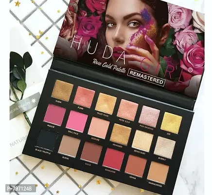 Beauty Look New Edition Rose Gold Eye shadow 18 Color Palette, Shimmer, Matte  Metallic Finish Shades for Eye Makeup