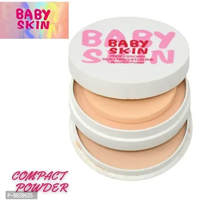 Hot Beauty Professional Silk-Enriched Shine (Baby Skin) Compact Powder-thumb0