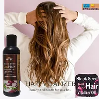 Swiss Black Seed Onion  Hair  Oil | Hair  Growth Oil| Reduces  Hair  fall | with Natural Coconut Oil, Onion Extracts, Vitamin E-thumb1