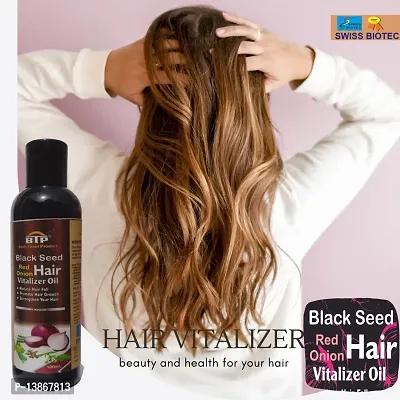 Swiss Black Seed Onion  Hair  Oil | Hair  Growth Oil| Reduces  Hair  fall | with Natural Coconut Oil, Onion Extracts, Vitamin E-thumb2