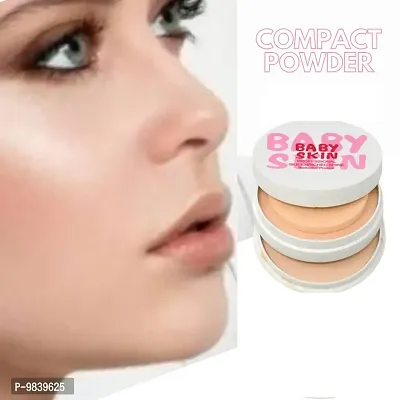 Hot Beauty Professional Silk-Enriched Shine (Baby Skin) Compact Powder-thumb3