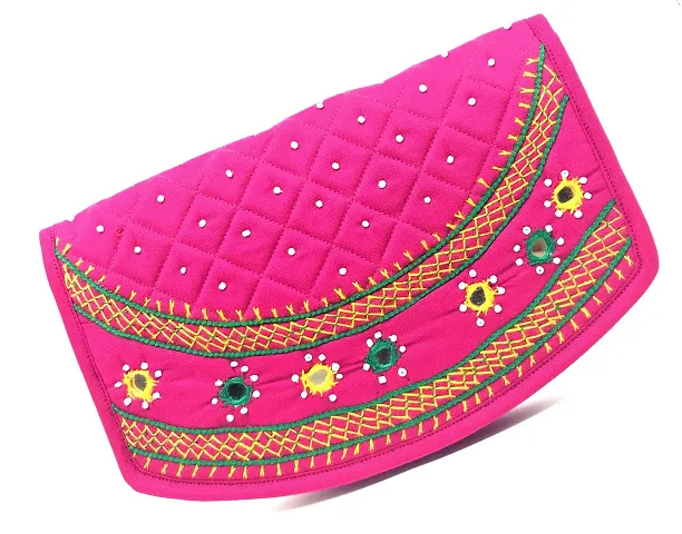 SriAoG Stylish Handmade Purse Mobile | Special rakhi gift item for sister | women gift items for birthday special | valentine gift for girlfriend wife | raksha bandhan gift combo Clutch for Women Daily Use