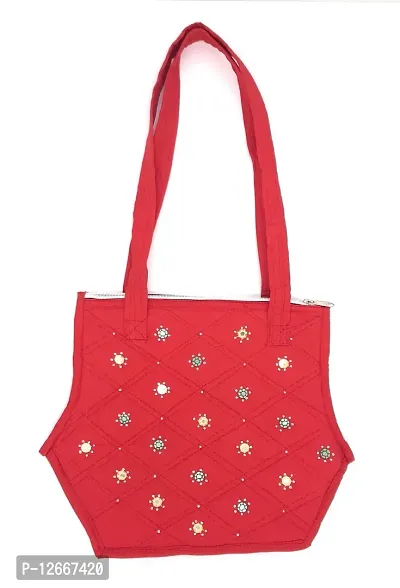 HAND EMBROIDERY THREAD Work Bohemian With Colourful Pearl outlets Cotton Thread Medium Shoulder Bag