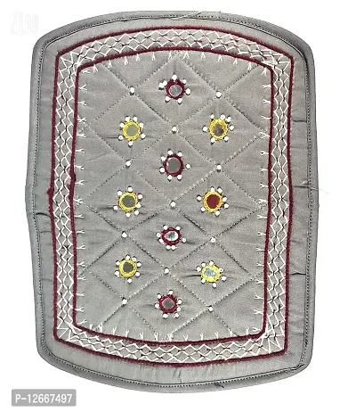 SriShopify Handicrafts Mini Women Wallets Combo for Ladies | Women Gift Items for Birthday Special | rakshabandhan Gifts for Sister Latest (6.5 inch Small Pouch Grey Maroon Two Fold)-thumb4