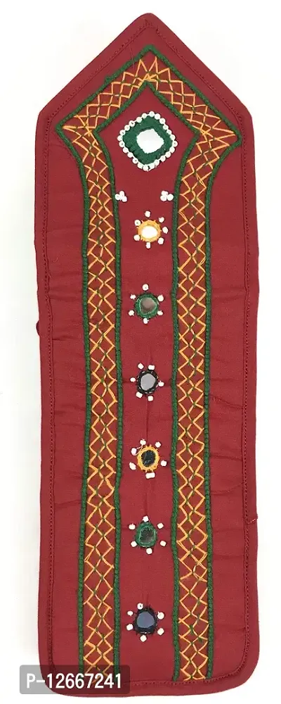 srishopify handicrafts Small Crossbody Phone Shoulder Bags Card Holder Wallet PurseBag for Girls sling bag mobile pouch Original Mirron Work Slingbag Red Small handmade crafts-thumb4