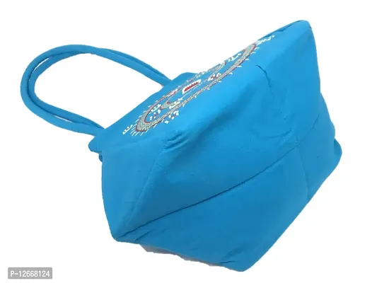 srishopify handicrafts Handmade Girls Shoulder Handbag Stylish Ladies Purse Bag Trendy Hobo Bag Purse for Women Floral Embroidered Bridal Gifts for Bride 9 Inch Rama Green-thumb3