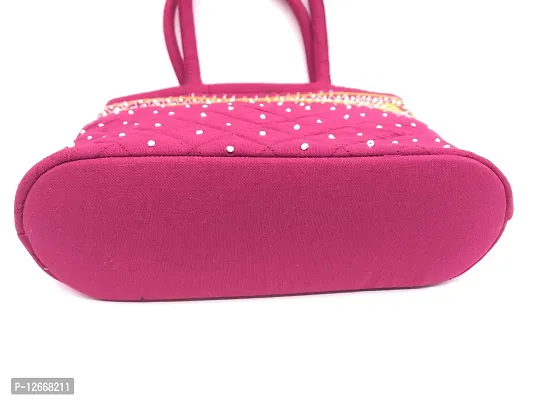 SriShopify Handmade Mini Purse Flap Handbag stylish trendy Purse/Handbag, Mini Beautiful Fashion Washable Sling bag Bhai Dooj Gift for Sister-thumb4