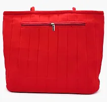 SriShopify Handicrafts Banjara Embroidered Hand Bags Mirror Aplic work Handbag for Women | handcrafted handbag Travel Zipper Tote Bag | ladies bags | Medium Shopping Hand bag Red shoulder bags-thumb2