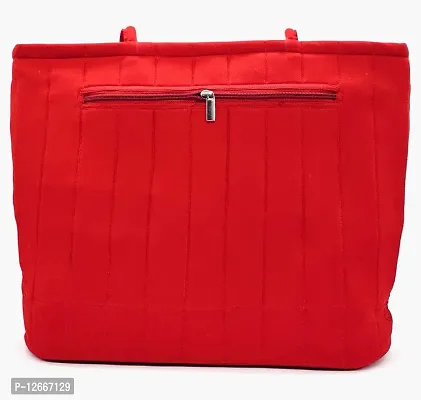 SriShopify Handicrafts Banjara Embroidered Hand Bags Mirror Aplic work Handbag for Women | handcrafted handbag Travel Zipper Tote Bag | ladies bags | Medium Shopping Hand bag Red shoulder bags-thumb3