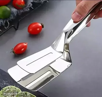 Classic Kitchen Food Flipping Tong Stainless Steel-thumb0