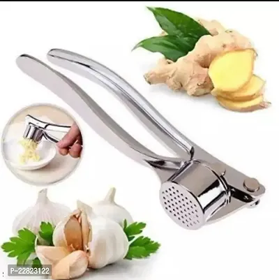 Classic Stainless Steel Garlic Cutter Masher Slicer, Garlic Chopper-thumb0