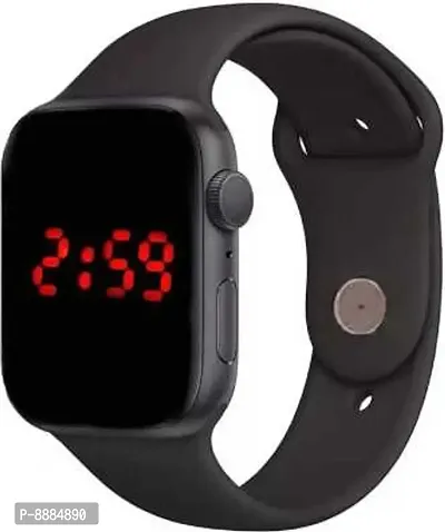 Buy Digital Black Dial Led Watch for Unisex Birthday Gift Digital