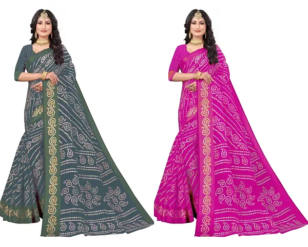 Hot Selling Cotton Silk Saree with Blouse piece 