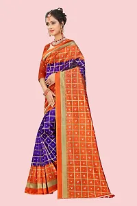 Stylish Purple Art Silk Woven Design Saree with Blouse piece For Women-thumb3