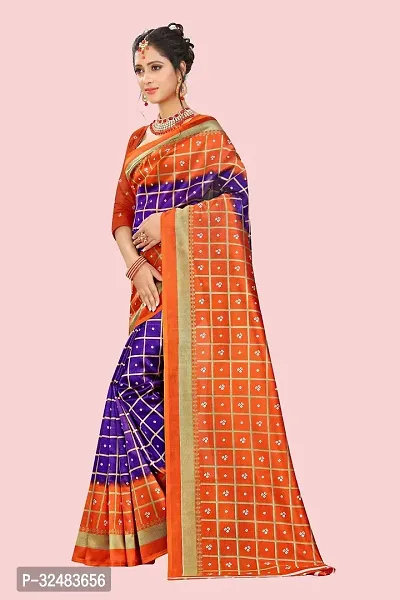 Stylish Purple Art Silk Woven Design Saree with Blouse piece For Women-thumb4