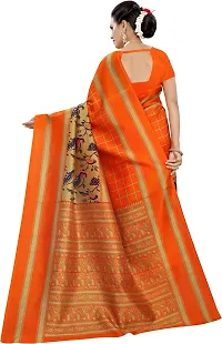 Stylish Art Silk Woven Design Saree with Blouse piece For Women Pack Of 2-thumb3