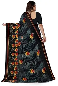 Elegant Multicoloured Georgette Saree with Blouse piece For Women-thumb3