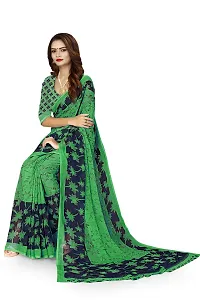 Elegant Georgette Printed Saree with Blouse piece For Women-thumb4