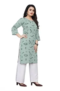 Stylish Crepe Stitched Kurta For Women-thumb1