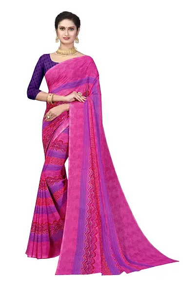 Elegant Polycotton Saree without Blouse piece For Women