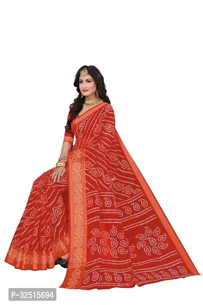 Stylish Cotton Silk Printed Saree with Blouse piece For Women Pack Of 2-thumb5