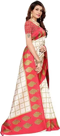 Elegant Polycotton Saree without Blouse piece For Women