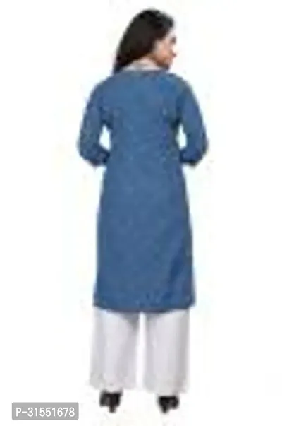 Stylish Crepe Stitched Kurta For Women-thumb3