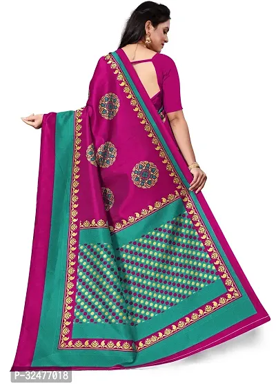 Beautiful Multicoloured Art Silk Printed Saree For Women-thumb4