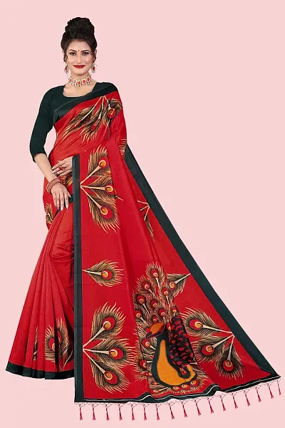 Must Have Polycotton Saree without Blouse piece 