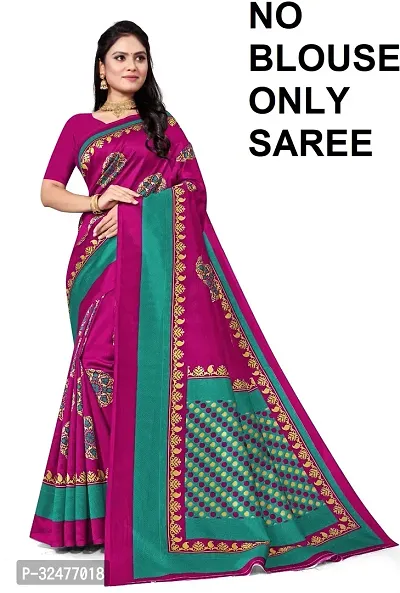 Beautiful Multicoloured Art Silk Printed Saree For Women-thumb0