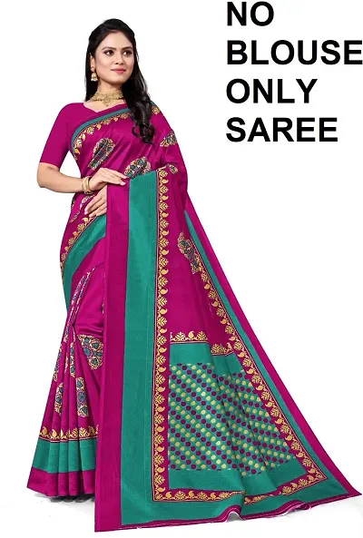 Best Selling Art Silk Saree without Blouse piece 