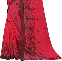 Elegant Georgette Printed Saree with Blouse piece For Women-thumb4