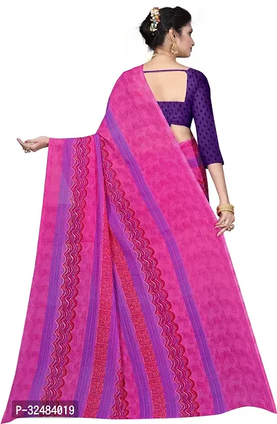 Beautiful Multicoloured Georgette Printed Saree With Blouse Piece For Women Pack Of 2-thumb5