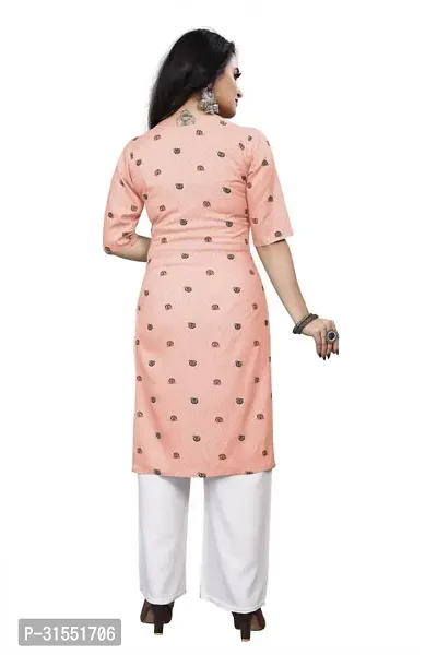 Stylish Crepe Stitched Kurta For Women-thumb3