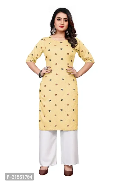 Stylish Crepe Stitched Kurta For Women-thumb0