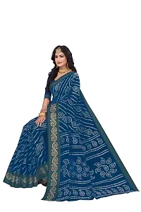 Stylish Cotton Silk Printed Saree with Blouse piece For Women Pack Of 2-thumb4