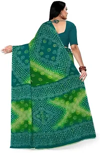 Beautiful Green Georgette Printed Saree For Women-thumb3