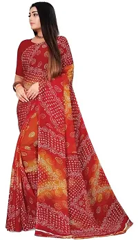 Beautiful Multicoloured Georgette Printed Saree For Women-thumb3