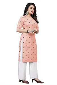 Stylish Crepe Stitched Kurta For Women-thumb1