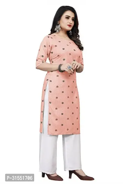 Stylish Crepe Stitched Kurta For Women-thumb2