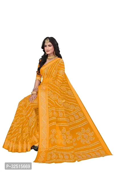 Stylish Cotton Silk Printed Saree with Blouse piece For Women Pack Of 2-thumb4