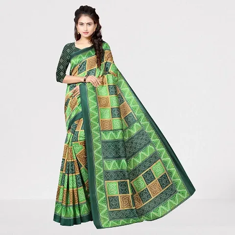 Elegant Polycotton Saree without Blouse piece For Women