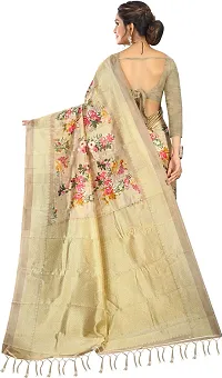 Elegant Art Silk Printed Saree with Blouse piece For Women-thumb2