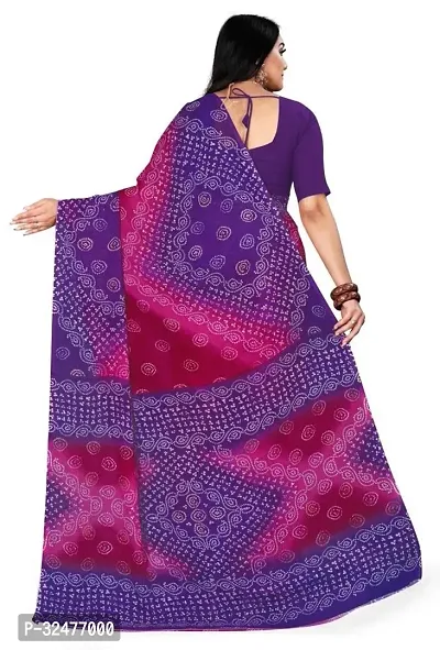 Beautiful Multicoloured Georgette Printed Saree For Women-thumb2