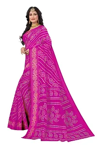 Stylish Cotton Silk Printed Saree with Blouse piece For Women Pack Of 2-thumb3